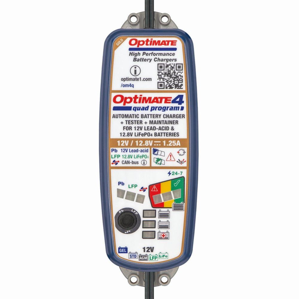 Tecmate OptiMate 4 Quad Program Battery Charger