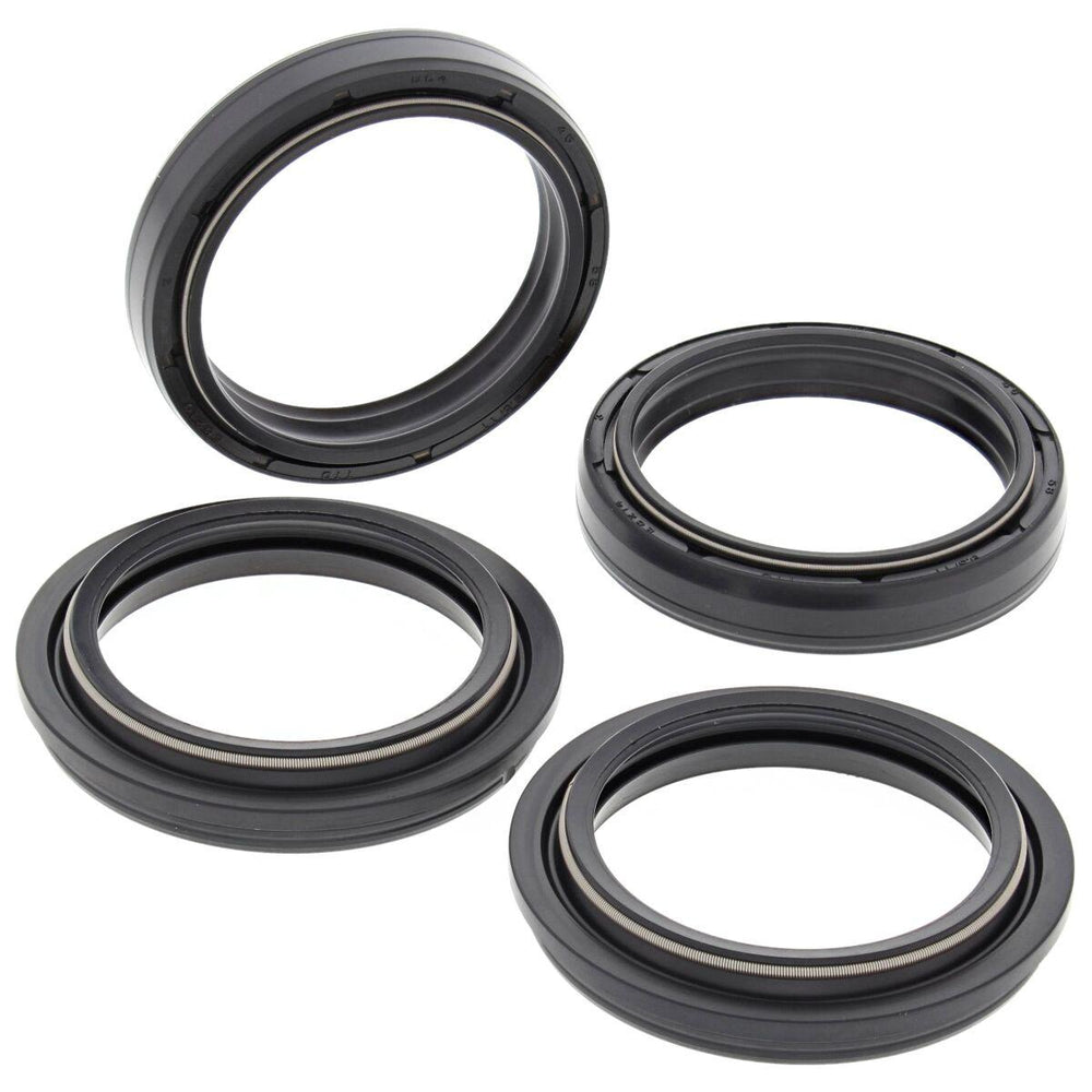 All Balls Fork Oil Seal/ Dust Seal Kit For Honda CR125 1997-2007 - Black