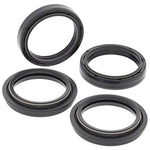 All Balls Fork Oil Seal/ Dust Seal Kit For Honda CR125 1997-2007 - Black