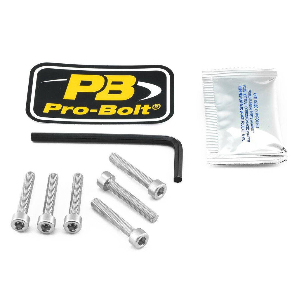 Pro Bolt Aluminium Fuel Cap Kit For BMW R 1150 GS 2004 - Silver