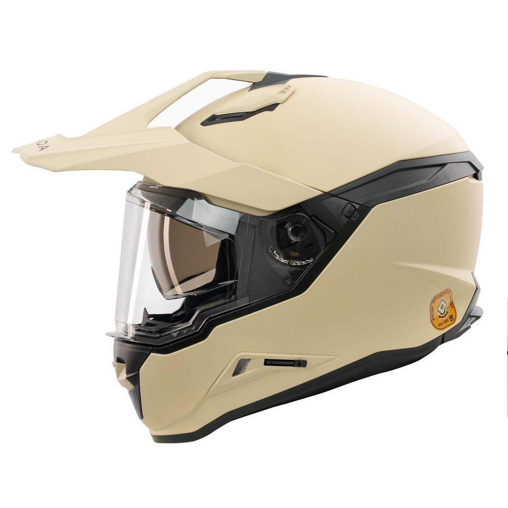 Spada Nitride Adventure Motorcycle Helmet - Matt Sand