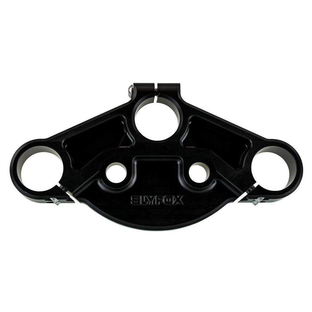 Slyfox 49mm Triple Clamps For Harley Davidson FLHFB 1868 ABS 2023 Upper - Black