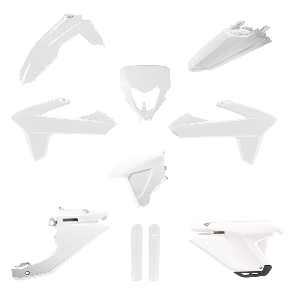 Polisport Plastics Kit For Sherco SE 125 2025 - Black/White
