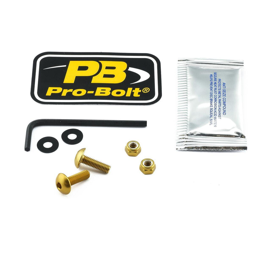 Pro Bolt Aluminium License Plate Bolt Kit For Honda CBF 1000 F 2011-2016 Rear