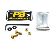 Pro Bolt Aluminium License Plate Bolt Kit For Honda CBF 1000 F 2011-2016 Rear