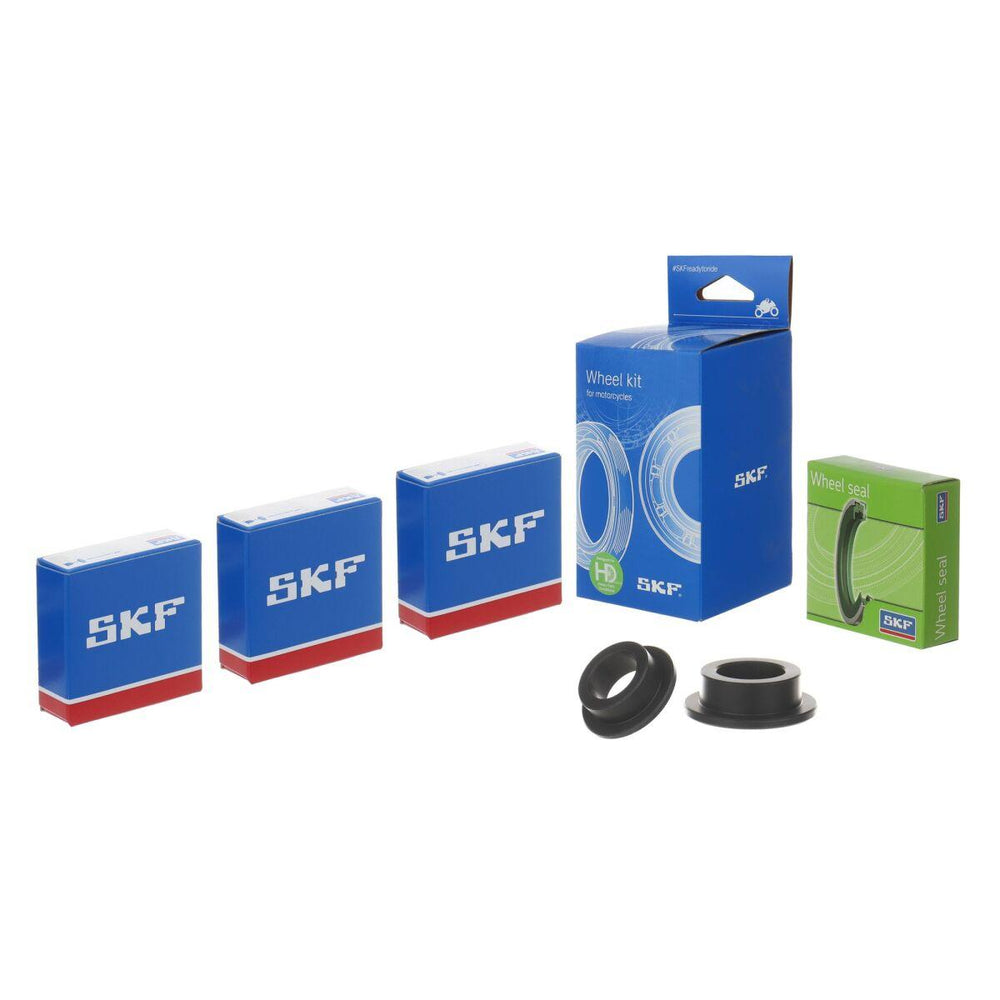 SKF HDS Wheel Bearing Kit with Seals & Spacers For Kawasaki KX125 2003-2008 Rear