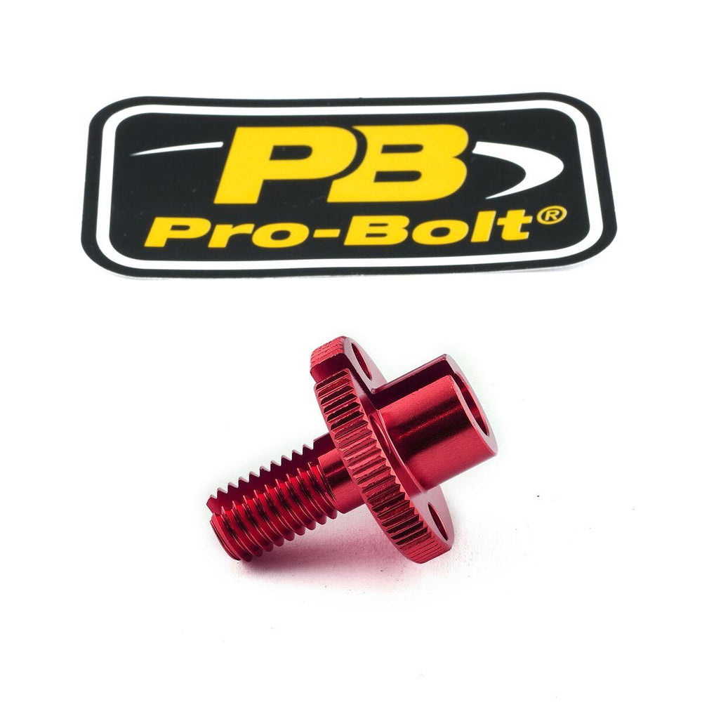 Pro Bolt Aluminium Cable Adjuster For Triumph Bonneville 865 SE 2009-2012 - Red