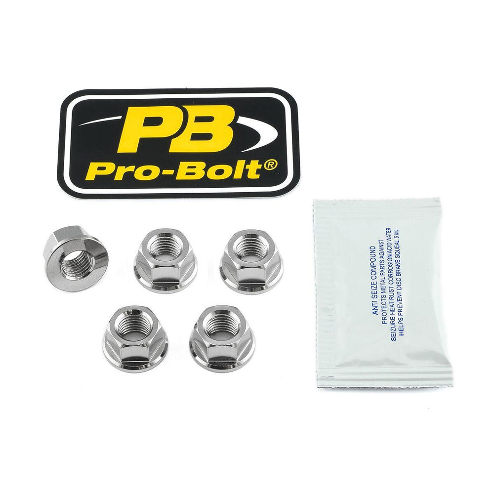 Pro Bolt Stainless Steel Sprocket Nuts For KTM Adventure 1190 ABS 2013-2016 - Silver