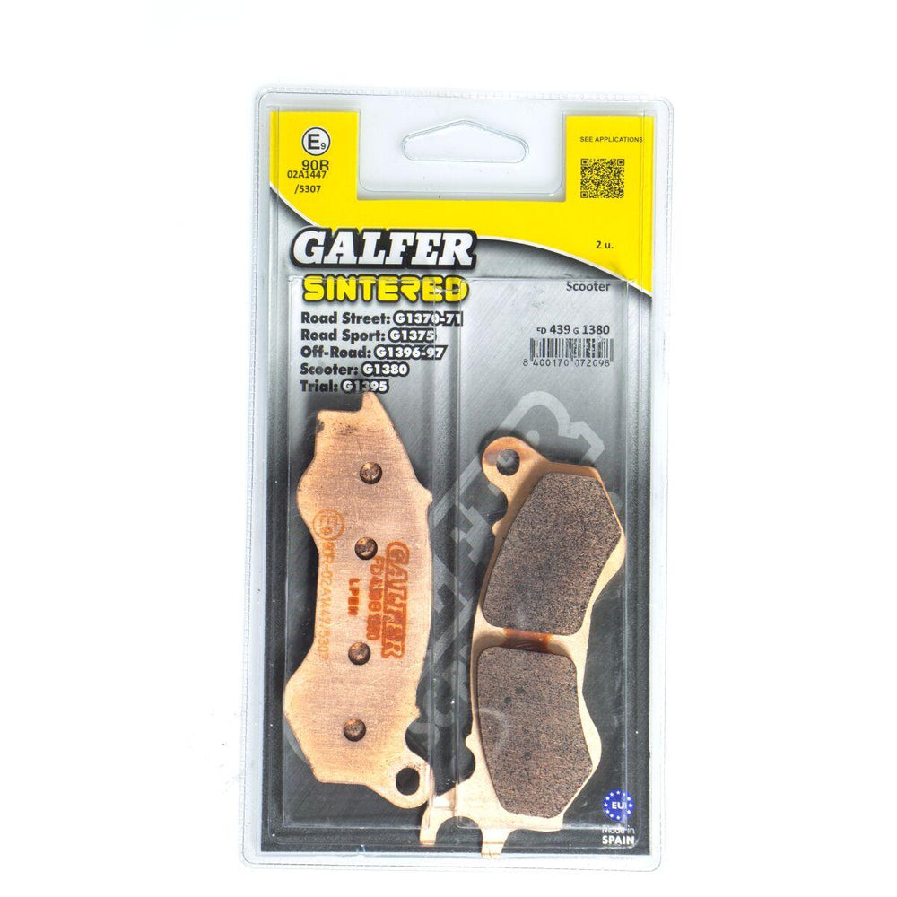 Galfer HH Sintered Scooter Brake Pads For Kymco Agility 125 CBS 2021-2024 - Front