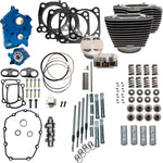 S&S Cycle 124" Power Package For Harley Davidson FLHFB 1868 ABS 2023 - Black/Highlighted Fins
