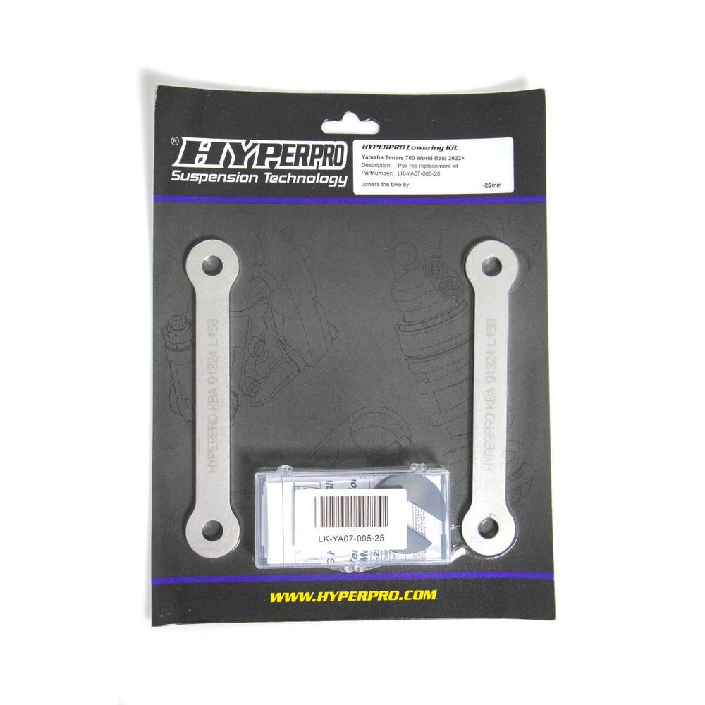 Hyperpro 25mm Lowering Link For Yamaha XTZ 690 2022-2024 - Raw