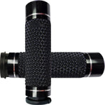 Avon Grips K25 Diamond Knurled No Flange Grips For Harley Davidson FLDE 1750 2018-2020 - Black