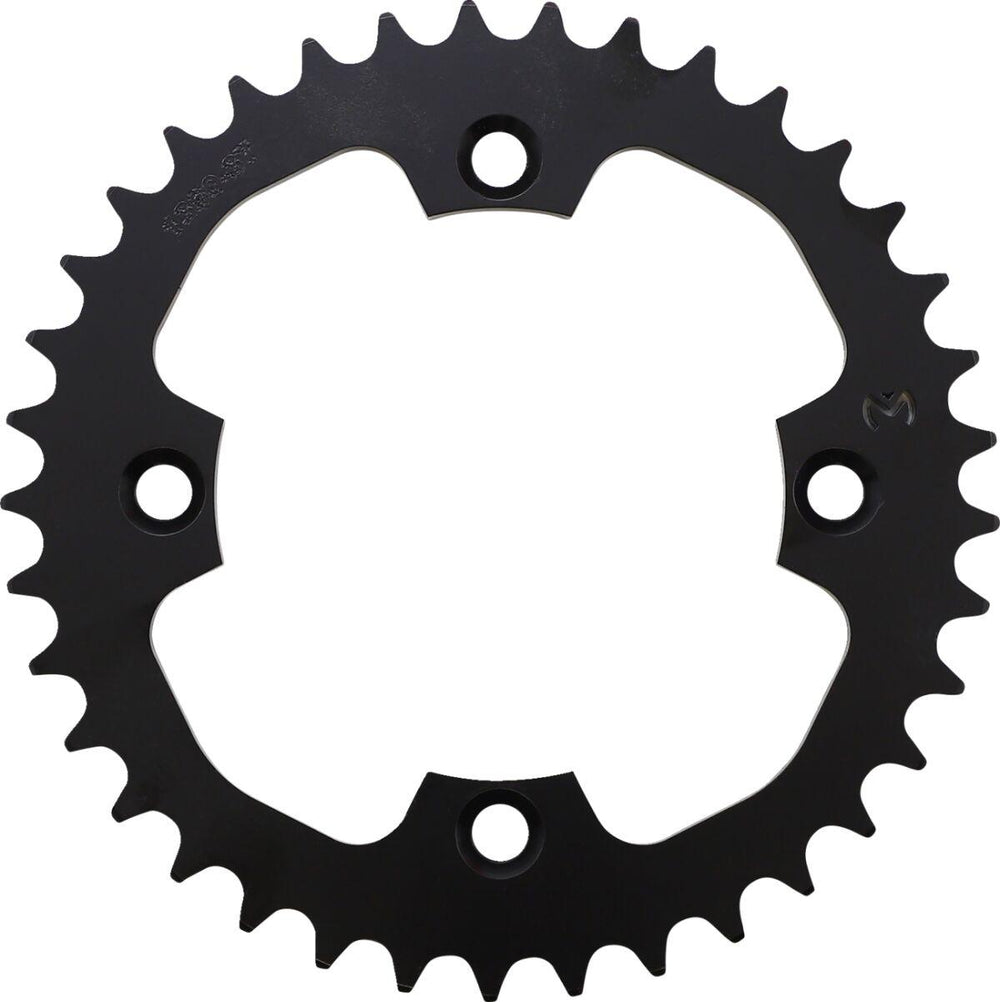 Moose Racing Steel Sprocket ATV For Honda ATC250R LC 1986 Rear Black/Zinc Plated 37T - Black/Zinc Plated