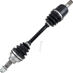 Moose Racing Complete Axle Kit For Honda TRX400 FA 2004-2007 Front Right - Black Chrome