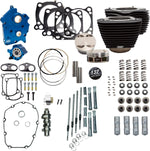 S&S Cycle 132" Power Package Engine Performance Kit For Harley Davidson FLFBS 1868 2018-2024 - Black Non-Highlighted Fins