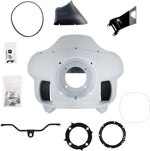 Klock Werks FXRP-Style Fairing Kit For Harley Davidson FXR1340 1986-1994 - Black/Powder-Primed/White