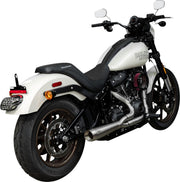 Trask 2 Into 1 Assault Exhaust System For Harley Davidson FLDE 1750 2018-2020 - Stainless Steel