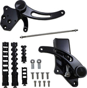 Accutronix Forward Controls For Harley Davidson FXST 1340 1985-1990 Slotted - Black