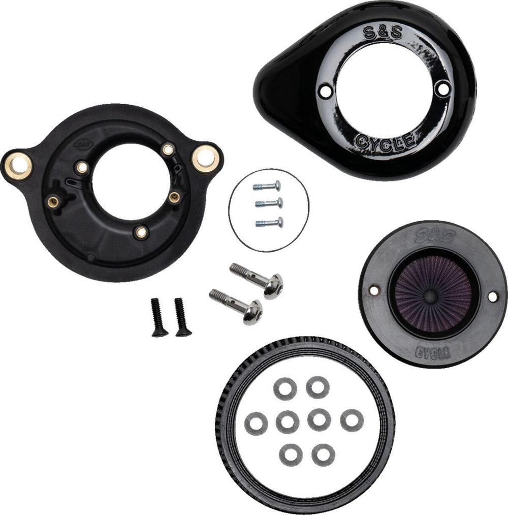 S&S Cycle Air Stinger Stealth Air Cleaner Kit For Harley Davidson FLDE 1750 2018-2020 - Black
