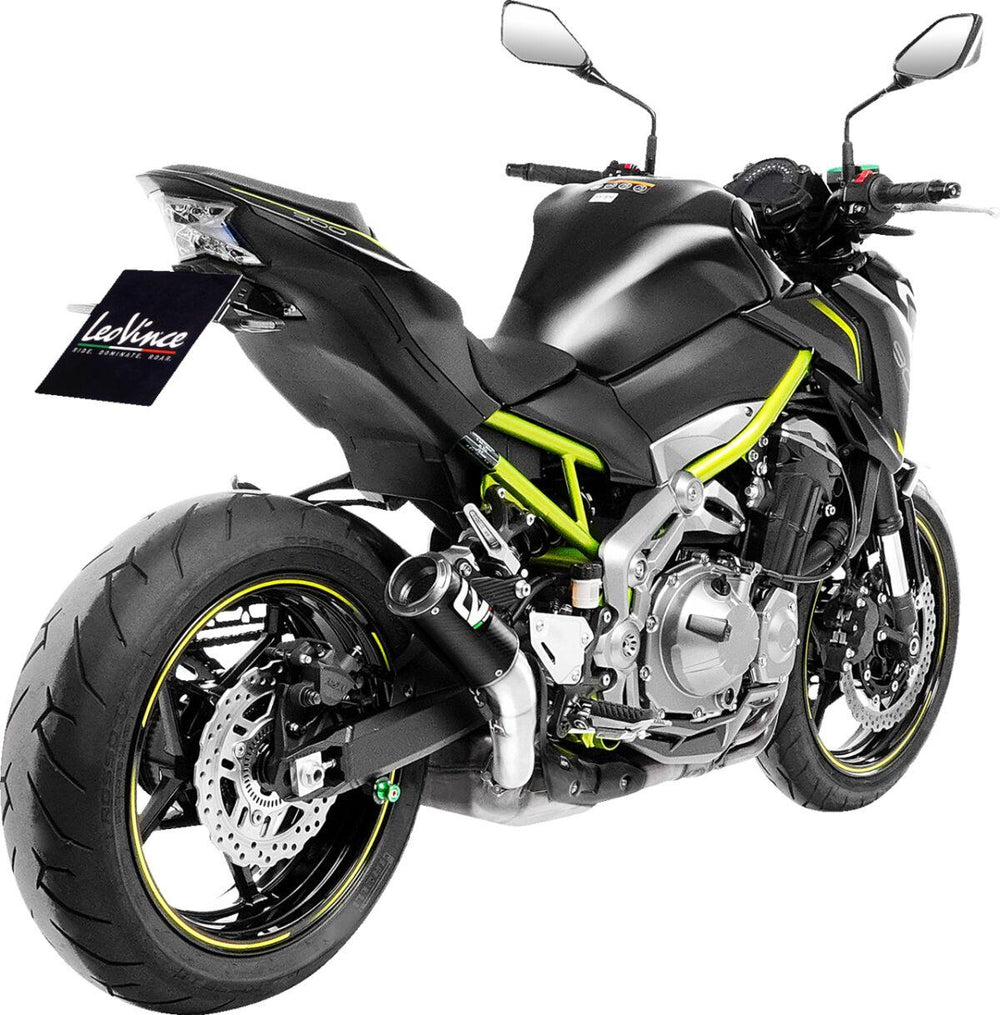 LeoVince LV Corsa Carbon Fibre Silencer For Kawasaki Z 900 2017-2025 - Matte
