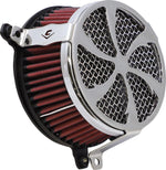 Cobra Air Cleaner Kit For Harley Davidson FLHR 1584 2008-2011 Swept - Chrome