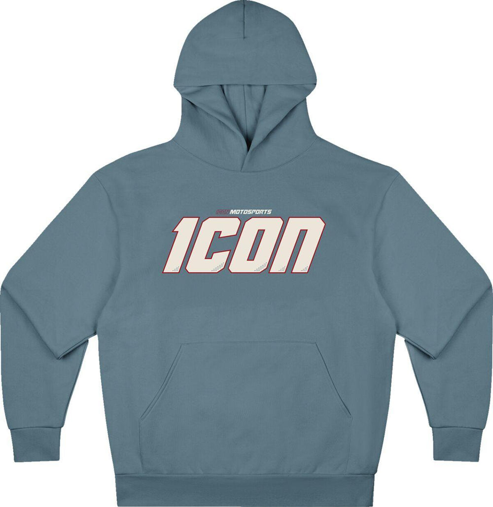 Icon Mens Adult Rizz Rizz Hoodie - Blue/Off-White