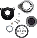 S&S Cycle Air Stinger Stealth Air Cleaner Kit For Harley Davidson FLD 1690 2012-2016 - Chrome