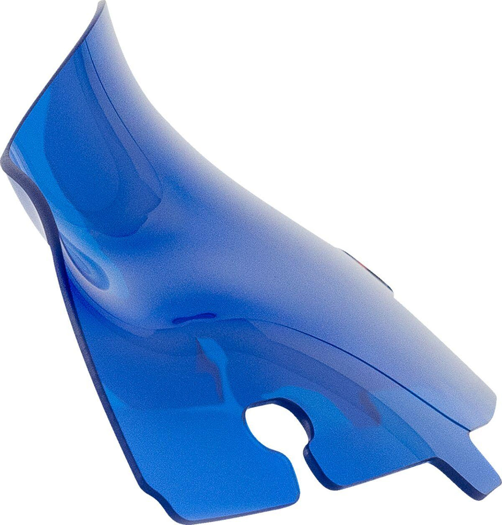 Klock Werks Kolor Flare Windshield For Harley Davidson FLH 1868 ABS 2021 10 cm (4") - Blue