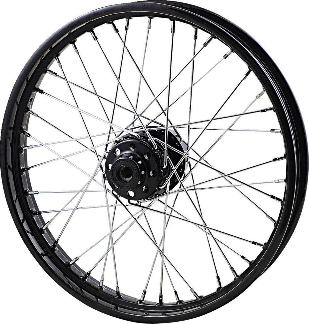 Drag Specialties Laced Wheel For Harley Davidson FXD 1450 2000-2003 19x2.5 Front - Black