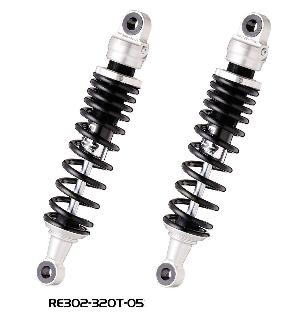YSS Emulsion Gas Shock For Suzuki GSX750 1998-2003 Rear - Black/Silver