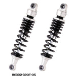 YSS Emulsion Gas Shock For Suzuki GSX750 1998-2003 Rear - Black/Silver