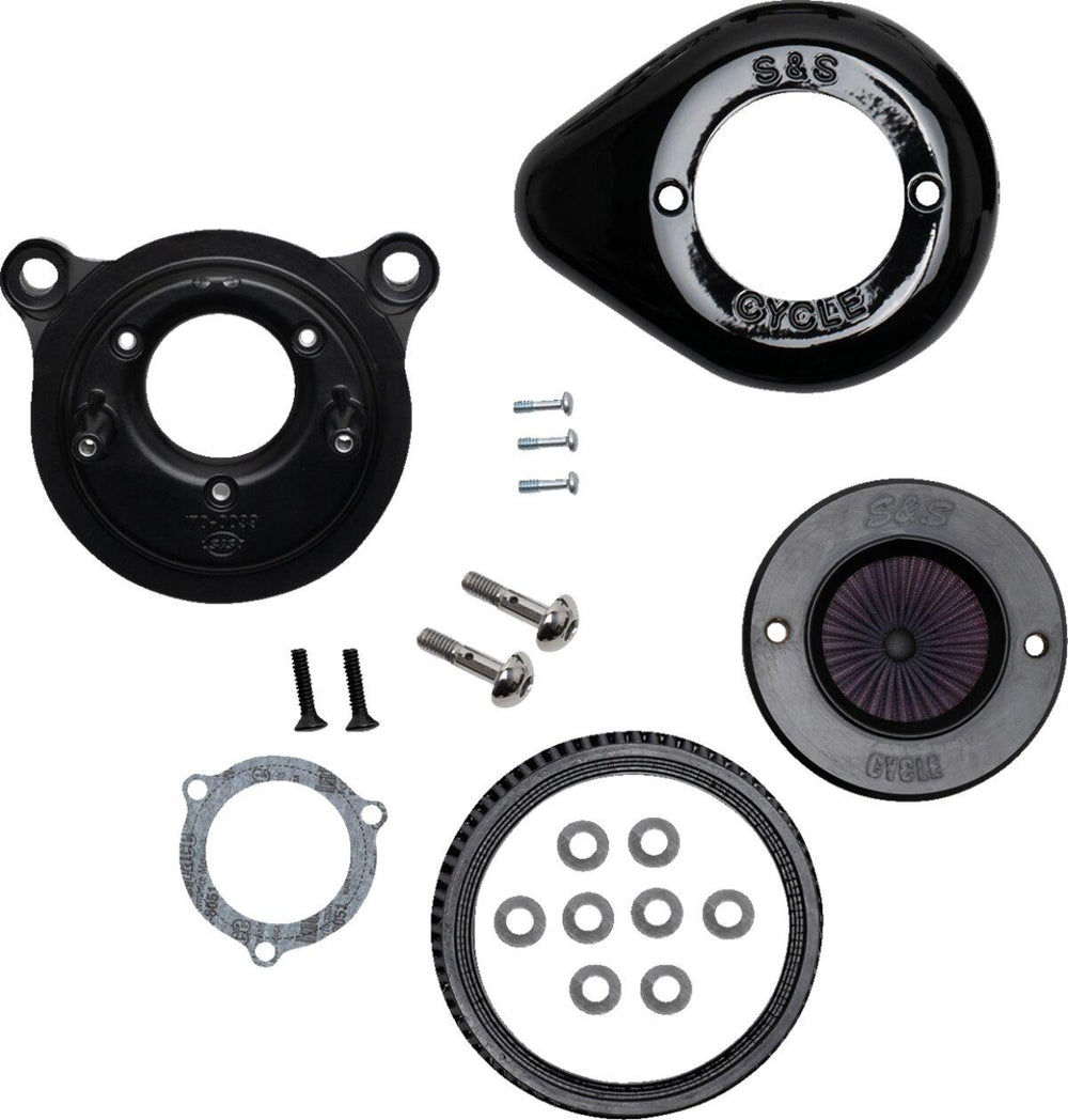 S&S Cycle Air Stinger Stealth Air Cleaner Kit For Harley Davidson FLD 1690 2012-2016 - Black