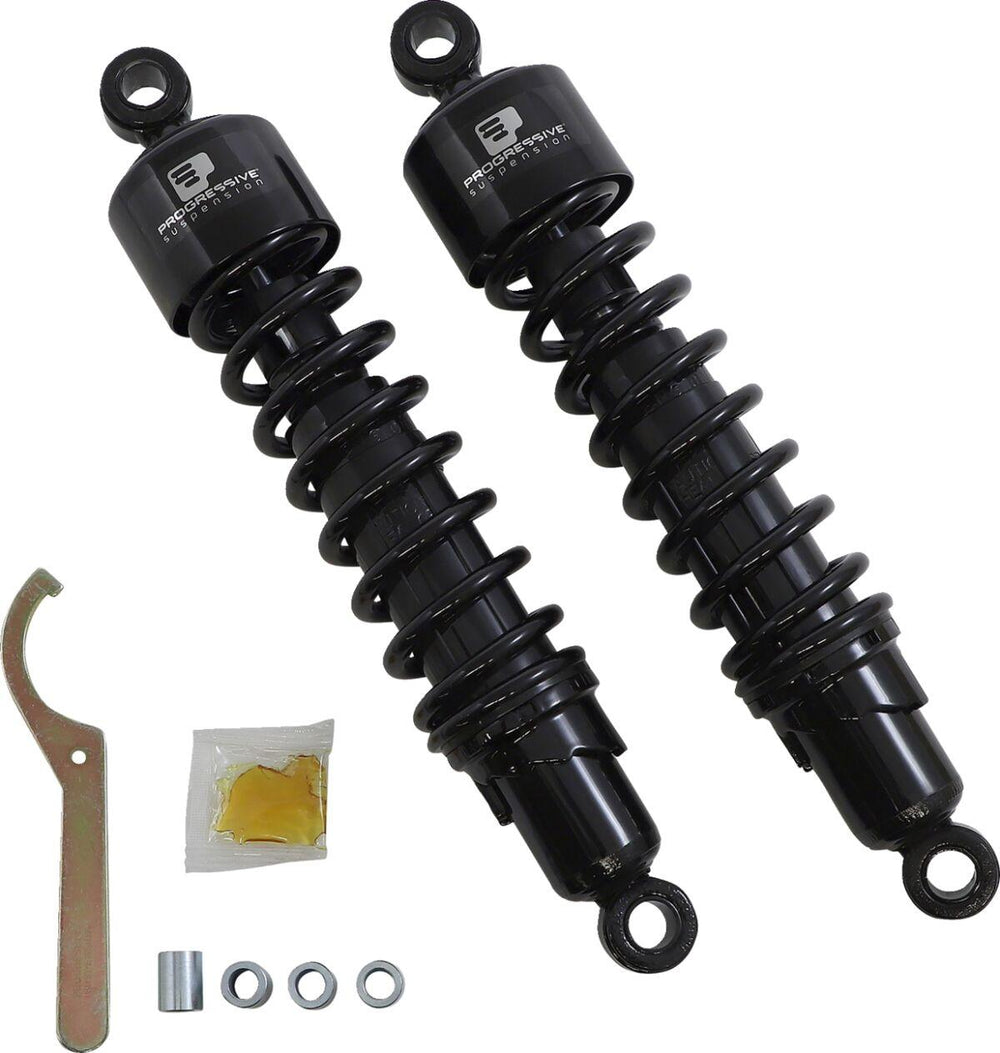 Progressive Suspension 412 Series Shocks For Triumph Bonneville 1200 T120 ABS 343.00 mm (13.50") - Black