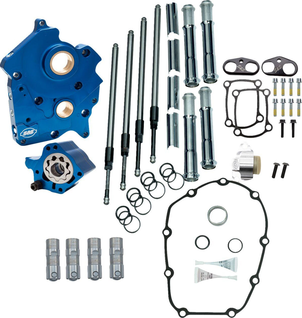 S&S Cycle Cam Chest Kit Without Cams For Chain Drive M8 For Harley Davidson FLDE 1750 2018-2020 - Chrome