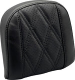 LE Pera Sissy Bar Pad For Harley Davidson FLDE 1750 ABS 2018-2020 GT 2/HR 2 Inlay/Perforated 19 cm (7-1/2") - Black
