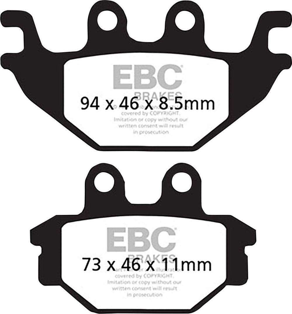 EBC SFAC Carbon Series Scooter Brake Pads For Yamaha MT-125 2014-2016 Rear