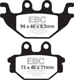 EBC SFAC Carbon Series Scooter Brake Pads For Yamaha MT-125 2014-2016 Rear