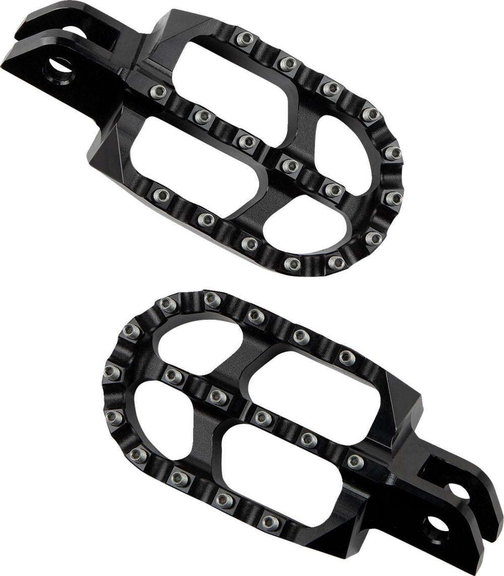 Moose Racing Foot Pegs For Harley Davidson FLDE 1750 2018-2020 - Black