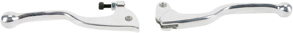 Parts Unlimited Shorty Power Brake & Clutch Lever Set For Yamaha TT 225 1986-1987 US Models - Silver