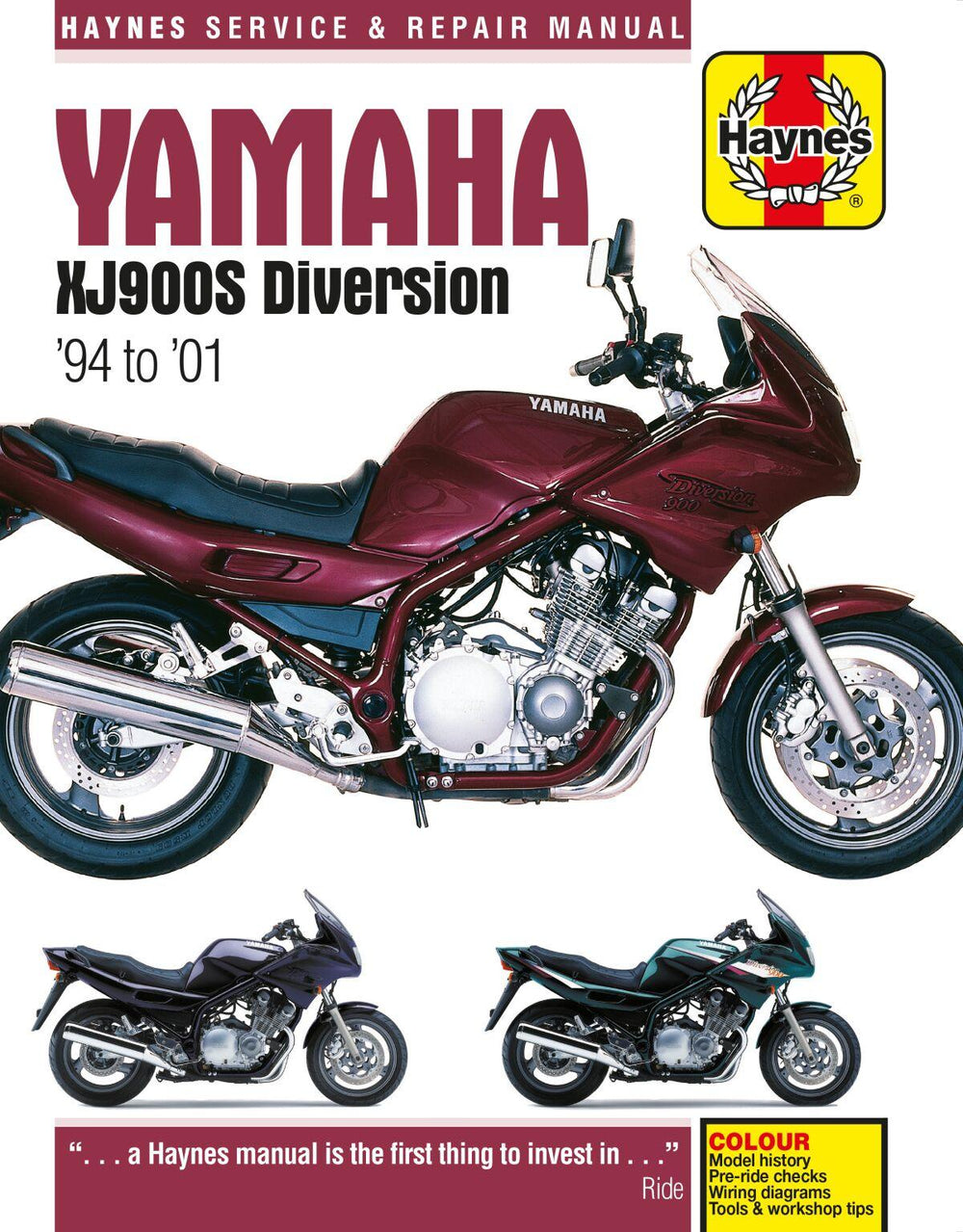 Haynes Service Manual For Yamaha XJ 900S 1995-2001