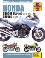 Haynes Service Manual For Honda CB600F 1998-2006