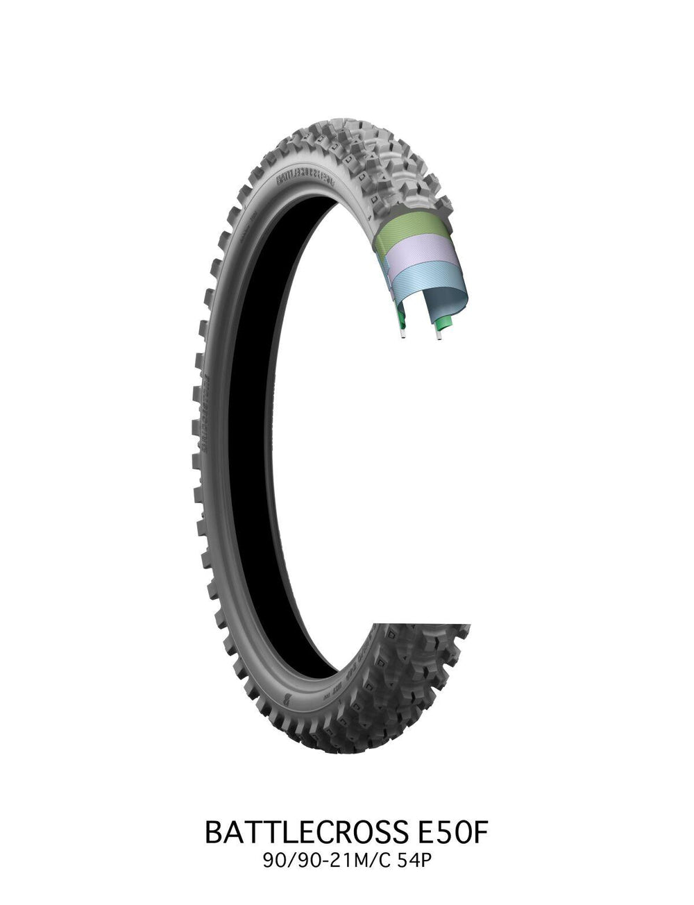 Bridgestone Battlecross E50 Front Tyre  54P 90 90-21"