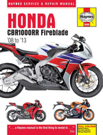 Haynes Service Manual For Honda CBR 1000 RR 2008-2013