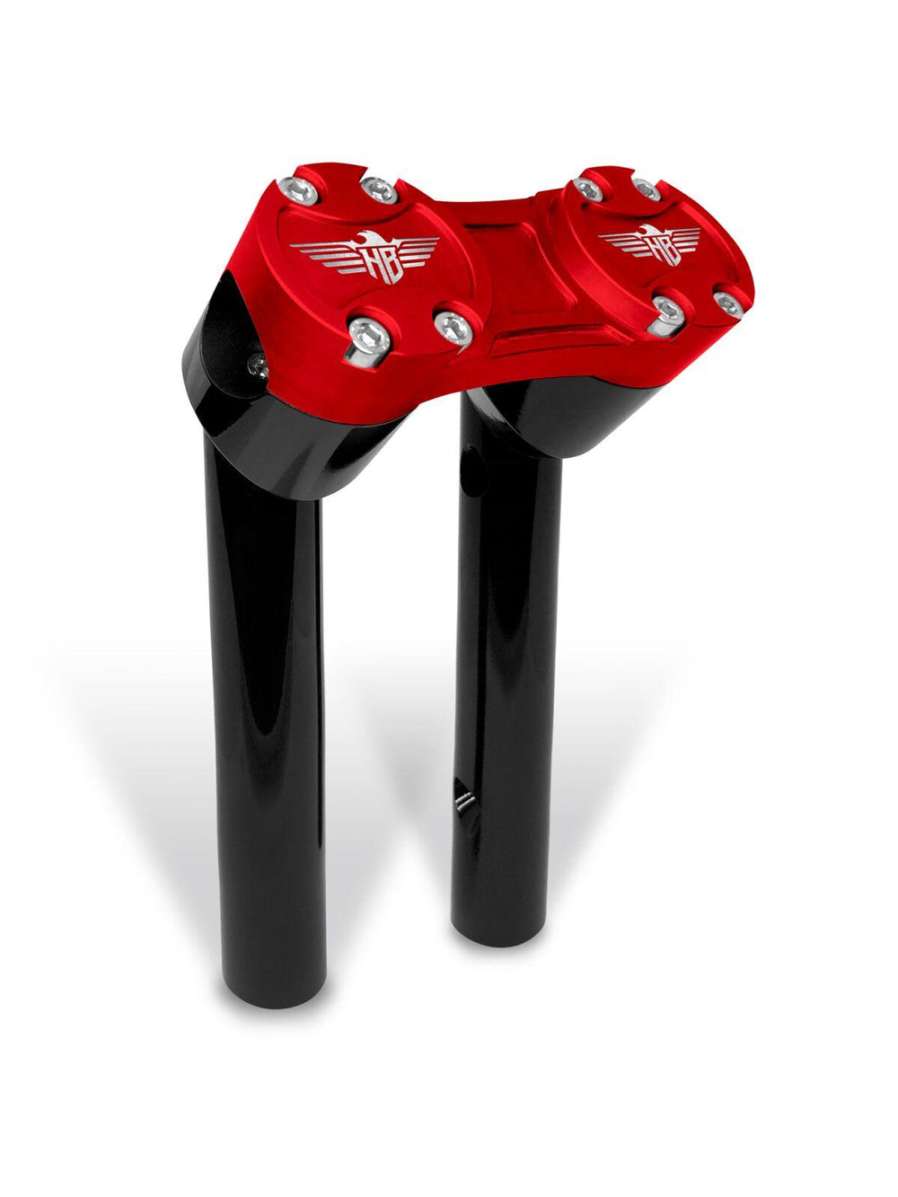 Heinz Bikes Clubstyle Pullback Riser For Harley Davidson FLD 1690 2012-2013 15 cm (6") - Black Red