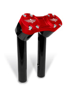 Heinz Bikes Clubstyle Pullback Riser For Harley Davidson FLD 1690 2012-2013 15 cm (6") - Black Red