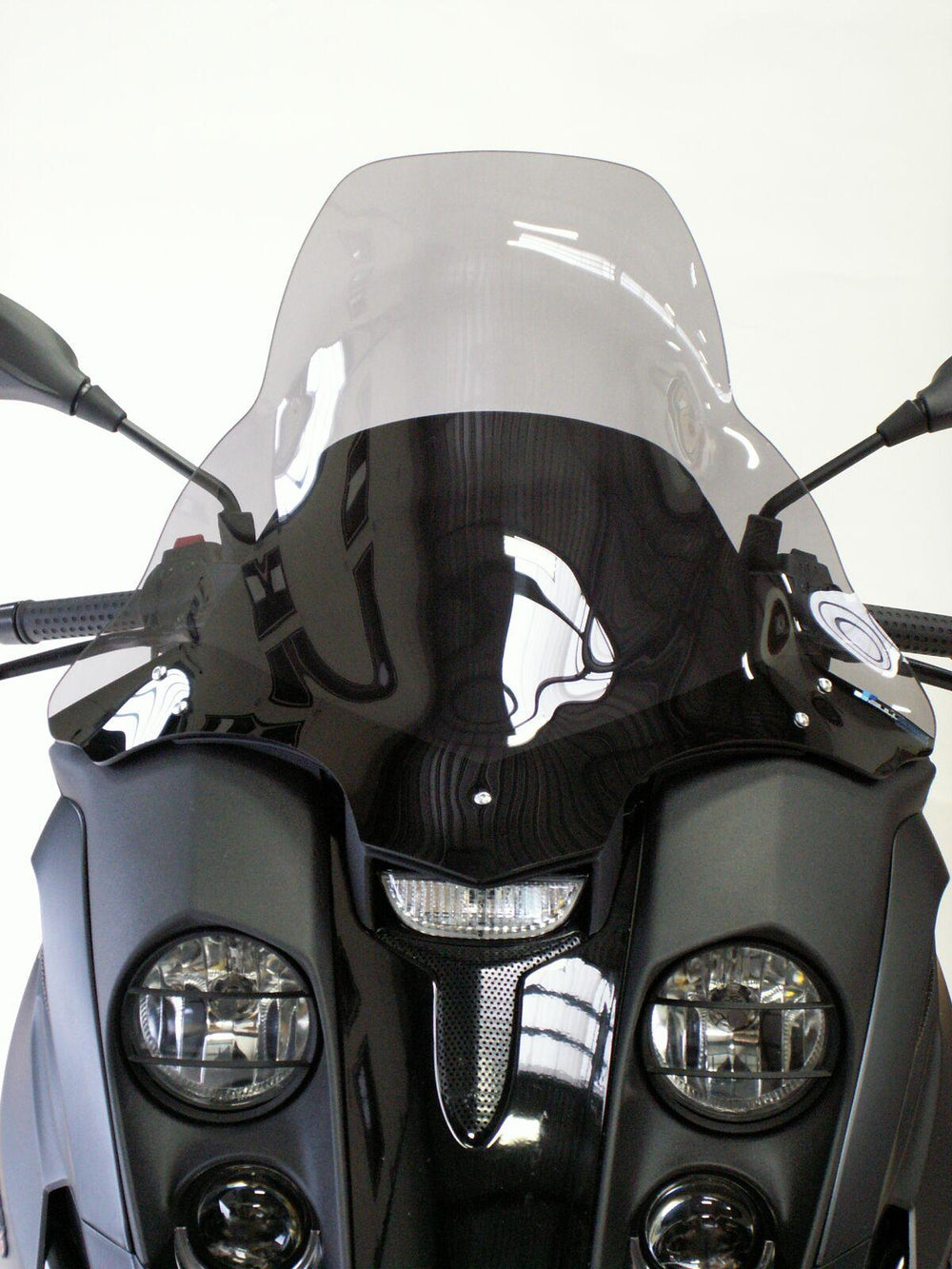 Bullster Windshield Windscreen For Gilera Fuoco 500 I.E. 2007-2016 59 cm (23-1 4") - Grey Smoke
