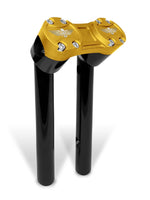 Heinz Bikes Clubstyle Pullback Riser For Harley Davidson FLD 1690 2012-2013 25.5 cm (10") - Black Gold