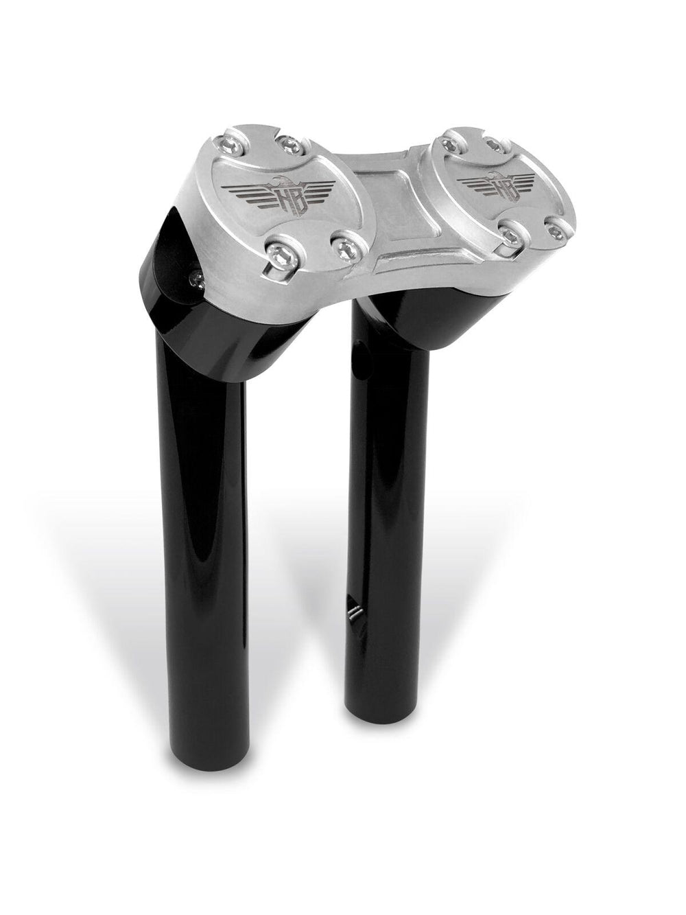 Heinz Bikes Clubstyle Pullback Riser For Harley Davidson FLD 1690 2012-2013 15 cm (6") - Black Silver