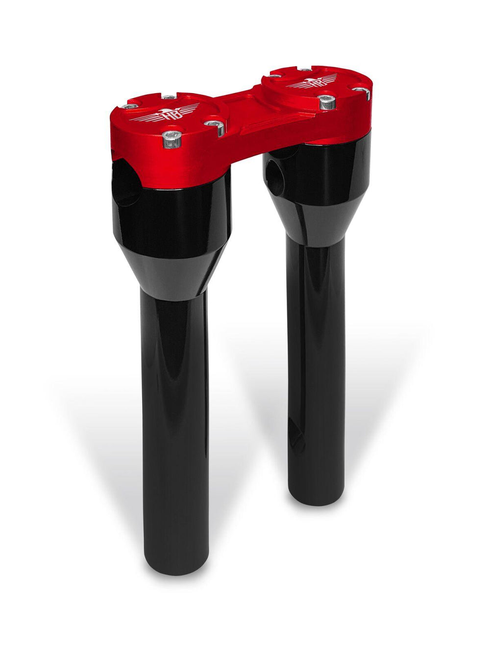 Heinz Bikes Clubstyle Straight Riser For Harley Davidson FLD 1690 2012-2013 20.5 cm (8") - Black Red