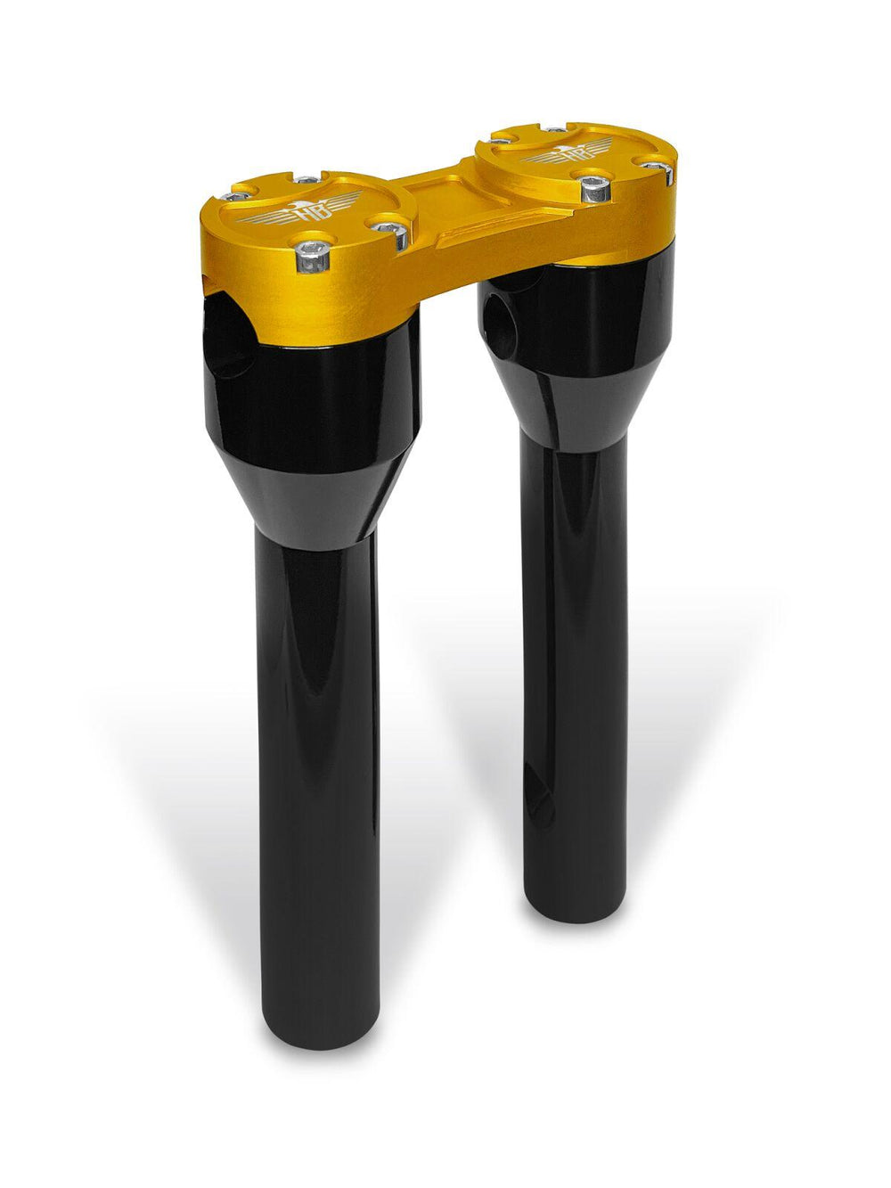 Heinz Bikes Clubstyle Pullback Riser For Harley Davidson FLD 1690 2012-2013 20.5 cm (8") - Black Gold